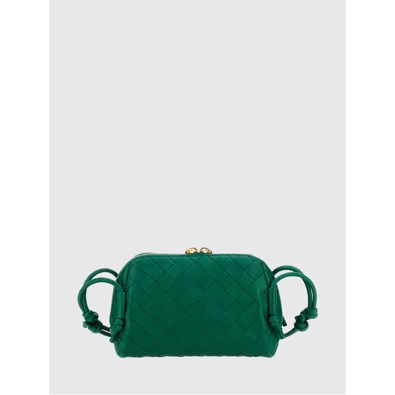 Bottega Veneta Women Woven Leather Concert Pouch Bottega Veneta